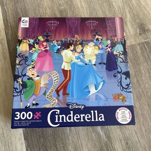 Disney Ceaco Cinderella 300 piece Jigsaw Puzzle Cinderella At The Ball - Picture 1 of 6